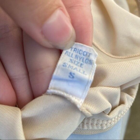 Vintage 60s 1960s Vanity Fair cheetah print cat nylon skirt slip small - Picture 8 of 9